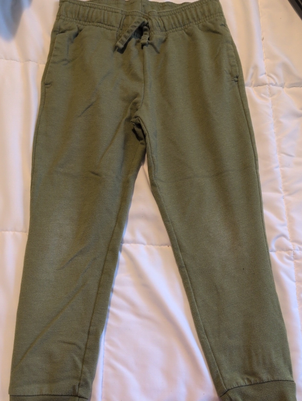 Kids Olive Green Jogger Sweatpants CARTER'S